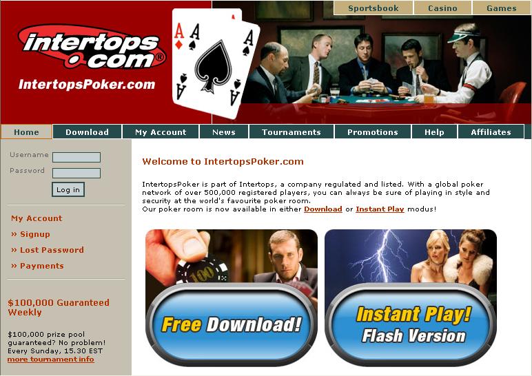 Intertops Poker - ���� �����-����.